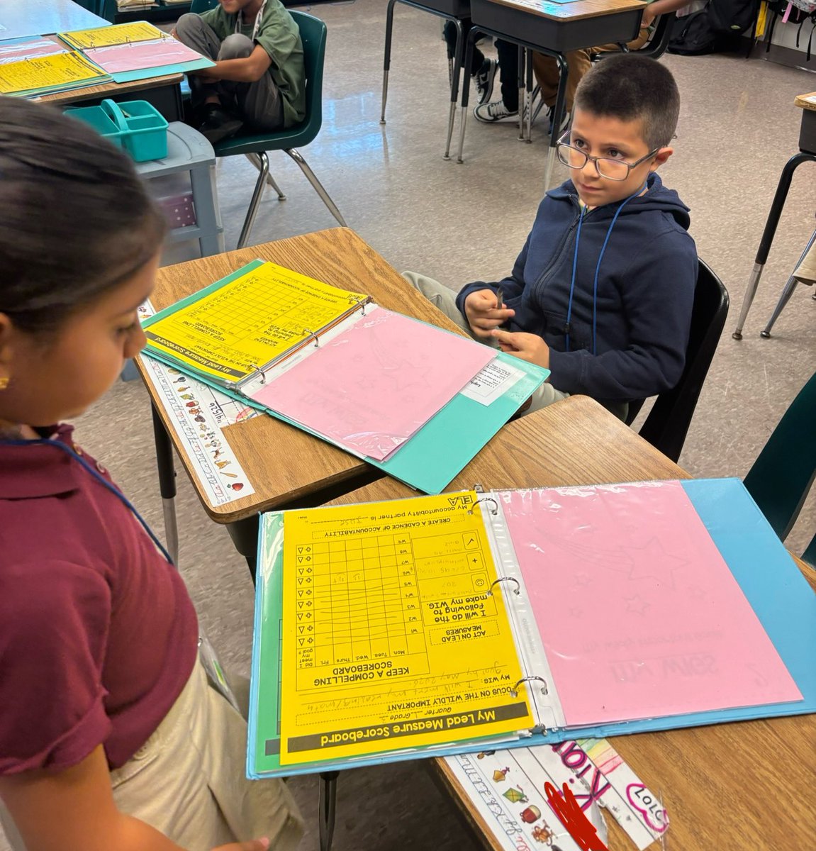 MsAPalacios's tweet image. FIRST Reflection Friday in 3rd grade⭐️! Getting to meet with our accountability buddies keeps us on track for our lead measures! 💪 @ManateeCCPS @collierschools @TheLeaderinMe