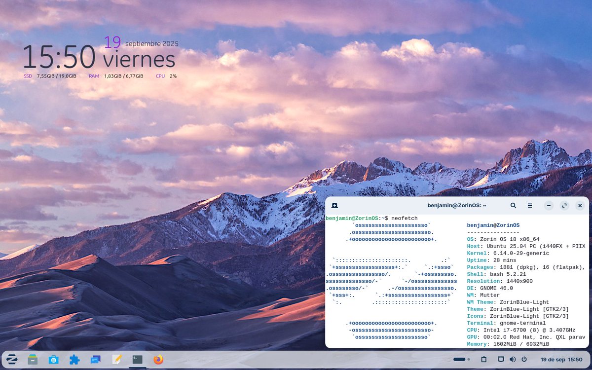 LinuxActual's tweet image. #ViernesDeEscritorio con la beta de #ZorinOS 18 😉 

#Linux #OpenSource 🐧