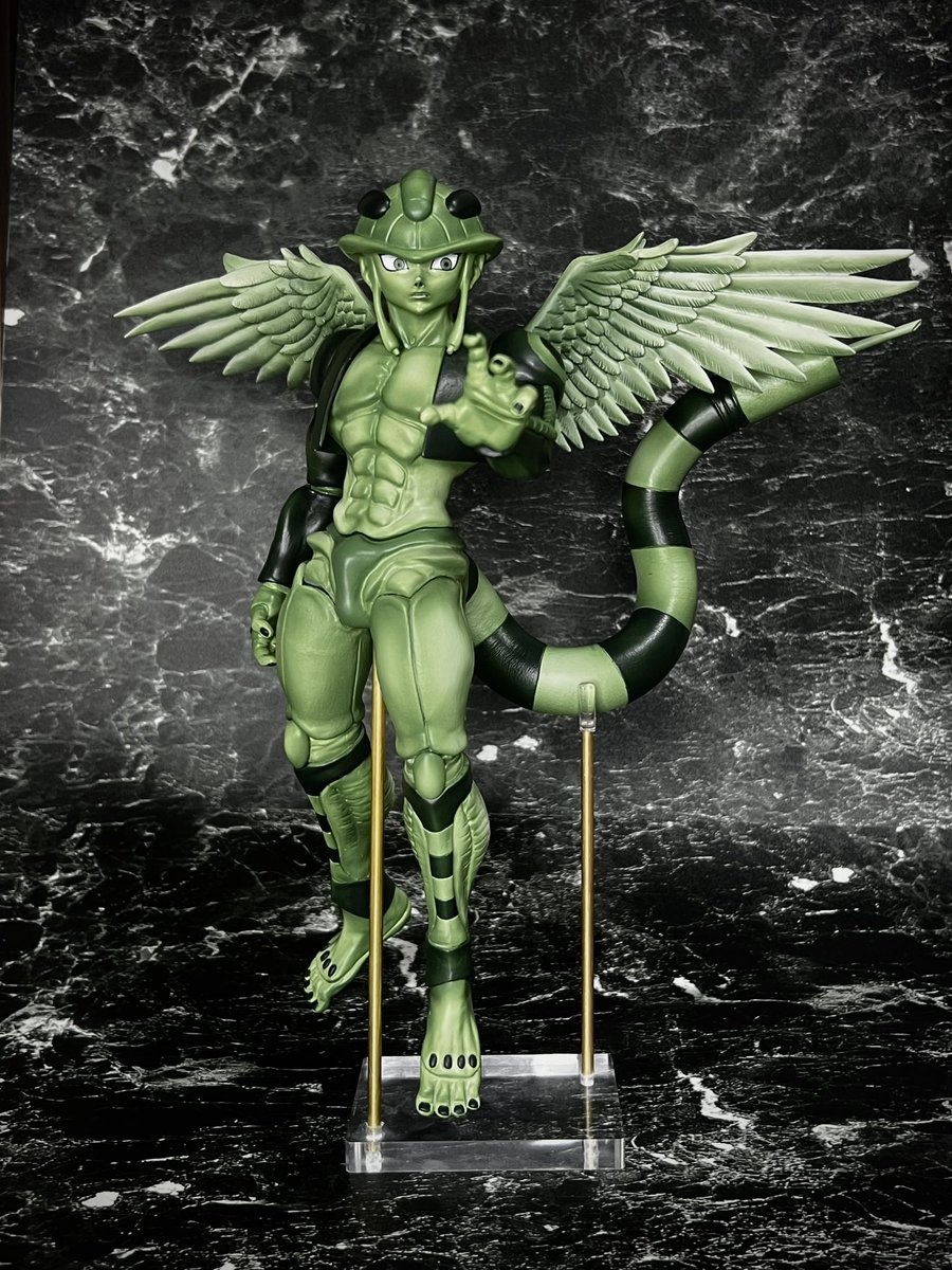 HUNTER×HUNTER 一番くじ A賞 メルエムを、羽を付けて原作カラー風に