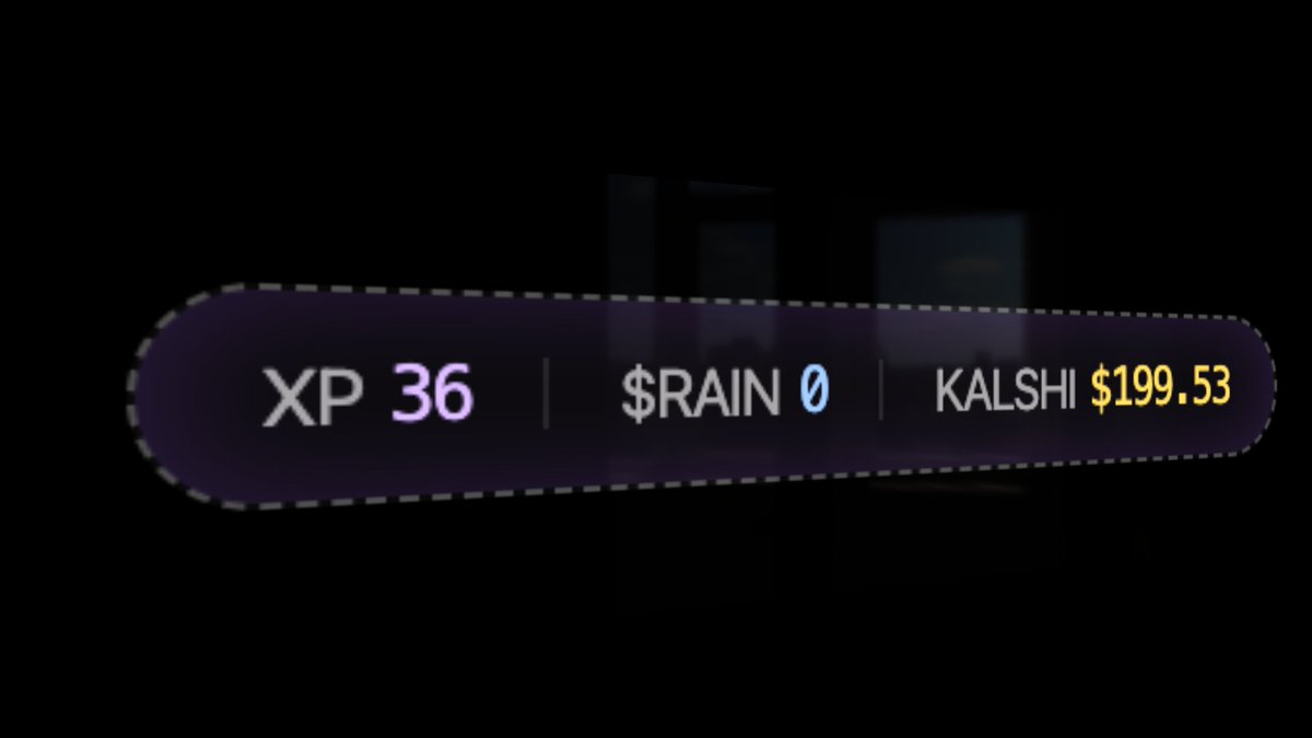 Kalshi has been activated inside the C9 Sniper Agent for prediction markets.

Polymarket next if you hold over 3M $RAIN you can get access to C9 which snipes prediction markets for you automatically. ☔️