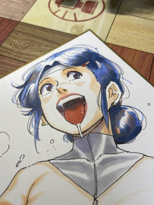 新たな色紙。
