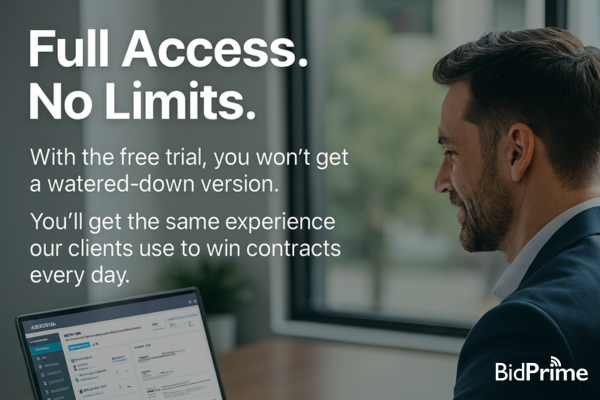 bidprime's tweet photo. Startup or enterprise, sales leader or procurement pro: you want and deserve clarity before commitment. That’s why our trial is real, full‑featured, and no obligation. Read how we do it; then experience it.

🔗 https://t.co/vBK6Y1fwsu https://t.co/yZnYCgCsDU