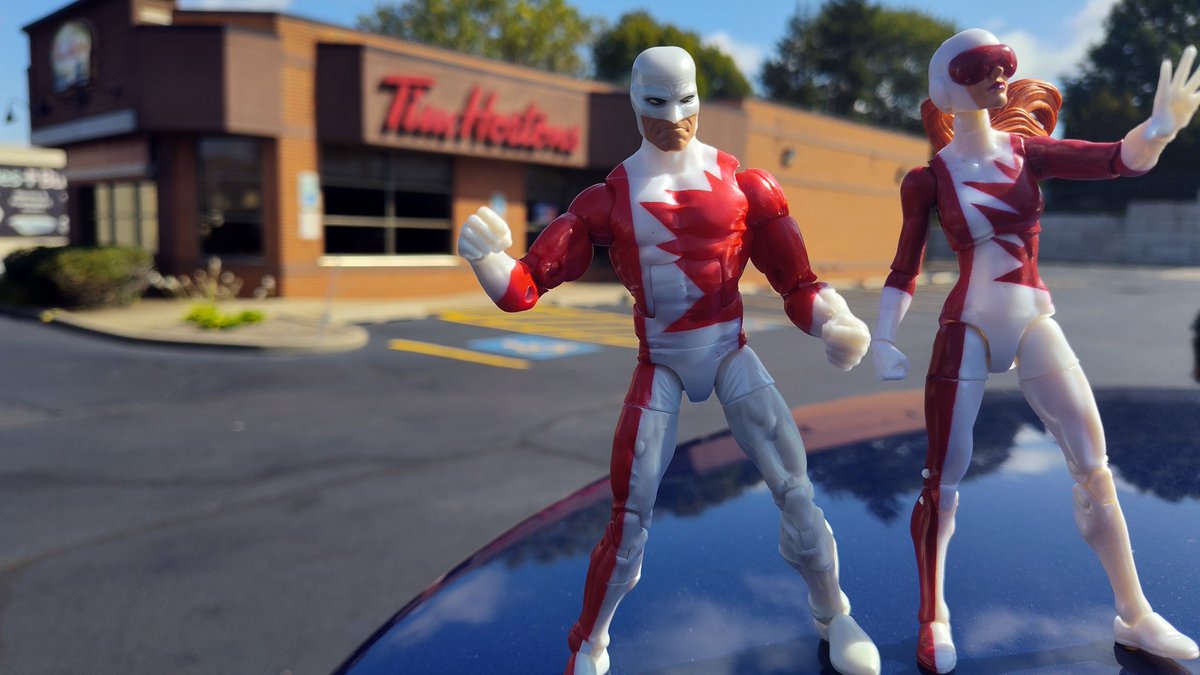So..... I did a thing....
#actionfigurefriday
#timhortons
Alpha Flight runs on Maple and Double-doubles!