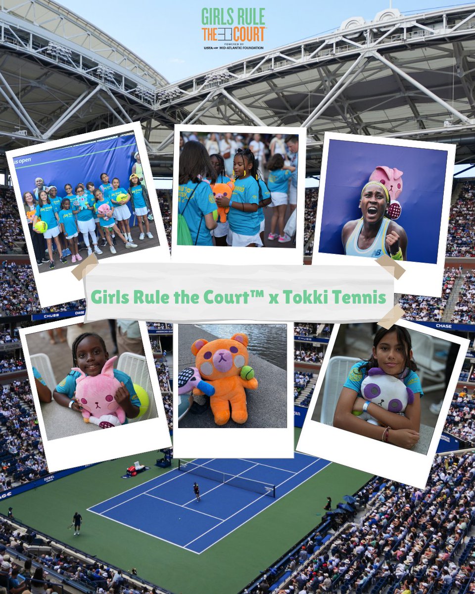 Our Tokki Tennis plush pals had their own #USOpen adventure 🐰🎾 Catching matches, making memories and cheering on the Girls Rule the Court™ crew!

#girlsrulethecourt #tennis