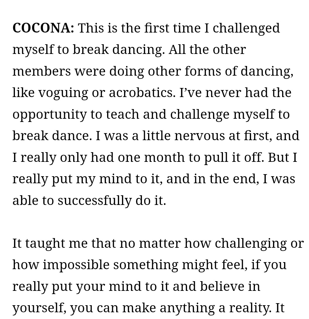 Auralizzie's tweet photo. Cocona had only one month to learn break dance for the Gala choreography.

#XG  #XG_GALA https://t.co/8r78d02BZL