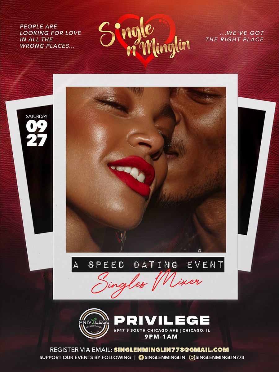 MIDDLEFINGERTOU's tweet photo. ✨ Ready to spark a connection? Join us on September 27th, 2025, for an unforgettable night of fun, laughter, and new possibilities at our Speed Dating event💫 Meet like-minded singles in a lively, friendly atmosphere—who knows, your perfect match might be just one chat away! 🥂 https://t.co/tAi2L0Uteb