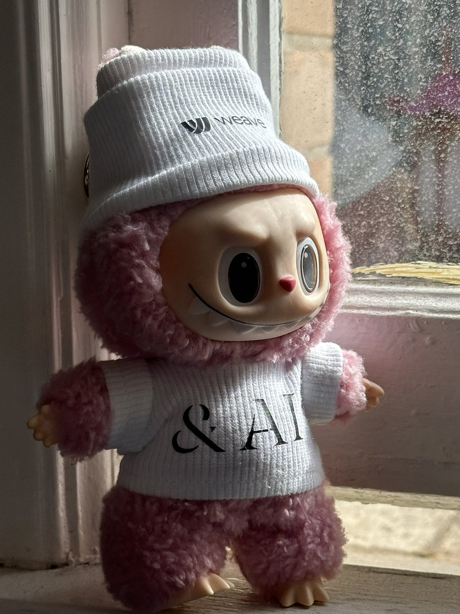 caleb_and_ai's tweet image. Newest member of the team per @WorkWeave