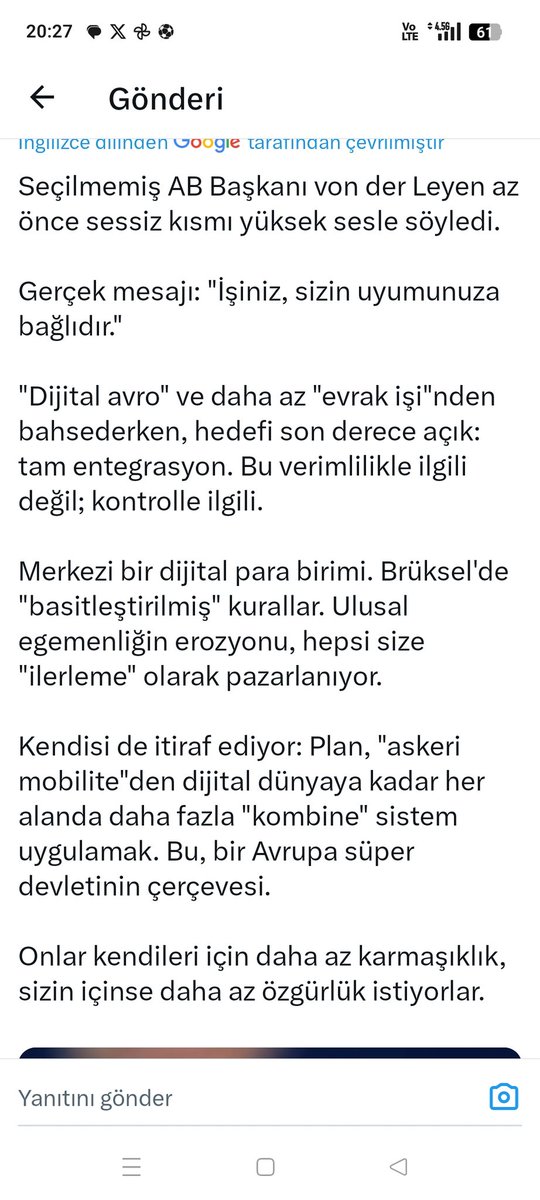 Mesaj bu Anlayana