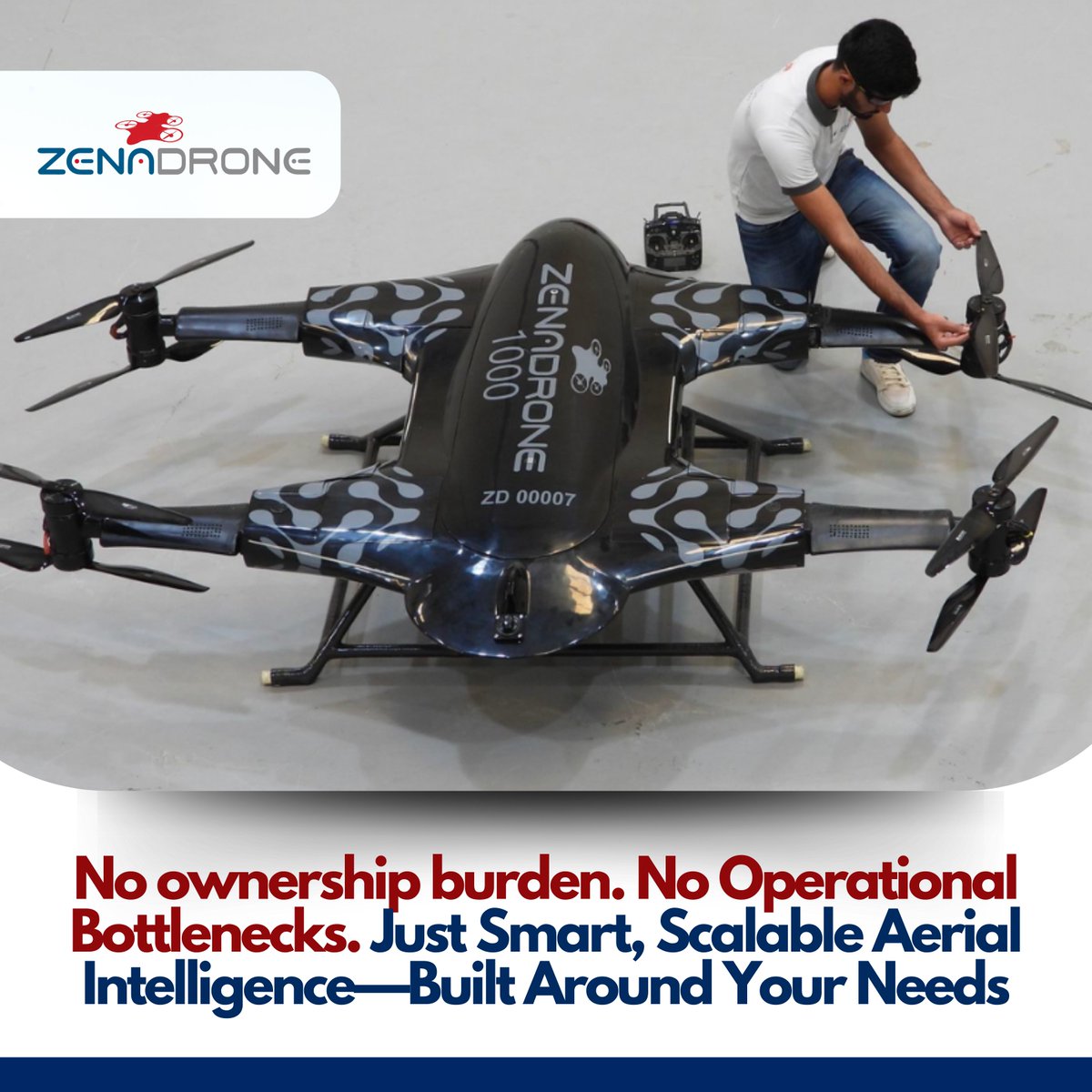 ZenadroneInc's tweet photo. Unlock advanced drone capabilities—without the ownership costs. ZenaDrone offers flexible deployments, aerial data capture, and secure cloud access for smarter operations.
Learn more here: https://t.co/28KjrmK09L
#ZenaDrone #DroneTechnology #SmartDrones https://t.co/ajNgot8YWw