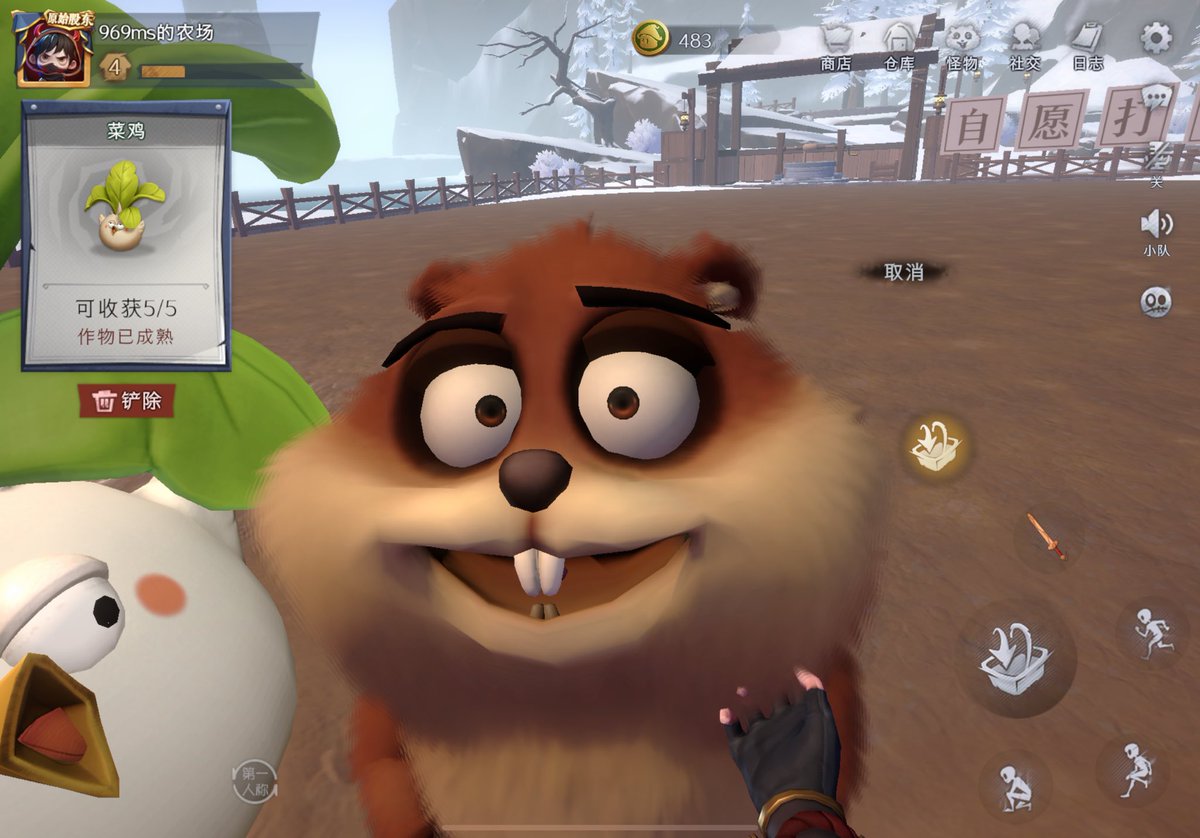 MlLKSOUP's tweet photo. my groundhog kinda goofy 😭😭 https://t.co/RRTA3jfZ6N