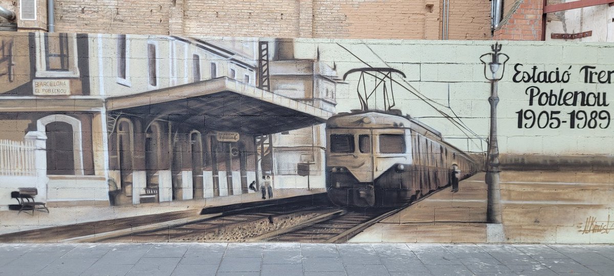 Mural en Poblenou, Barcelona