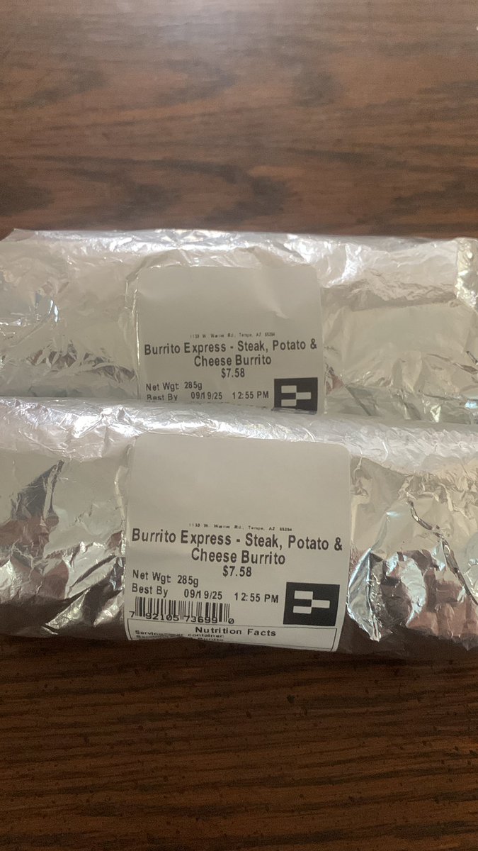 Got a double shot of <a href="/Burritoexp/">Burrito Express</a> today. Have you had yours?