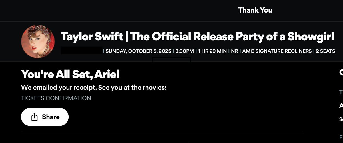 ArielTesch's tweet photo. @taylornation13 ✨ Not even a shattered tibia can keep me from the Release Party of a Showgirl! Now I just have to figure out the choreography… from my wheelchair. 💃🦼
❤️‍🔥#TSTheLifeOfAShowgirl https://t.co/OrBFUc5liB