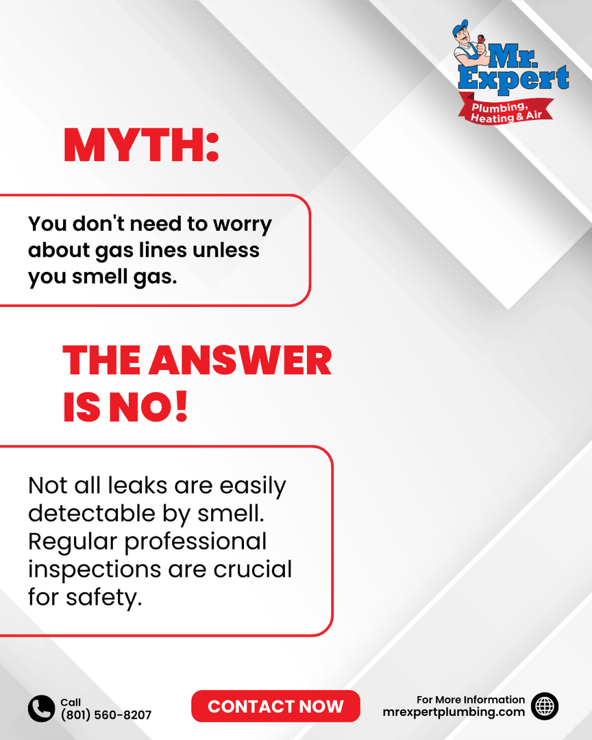MrExpertPlmbg's tweet image. 👉 Stay safe - call Mr. Expert Plumbing today for expert gas line inspections and peace of mind.

#plumbingmyth #fact #gaslinesafety #drainrepair #plumbing #service #plumbers #emergencyrepair #draincleaning #localexperts #plumbingsolutions #saltlakecity #utah #mrexpertplumbing