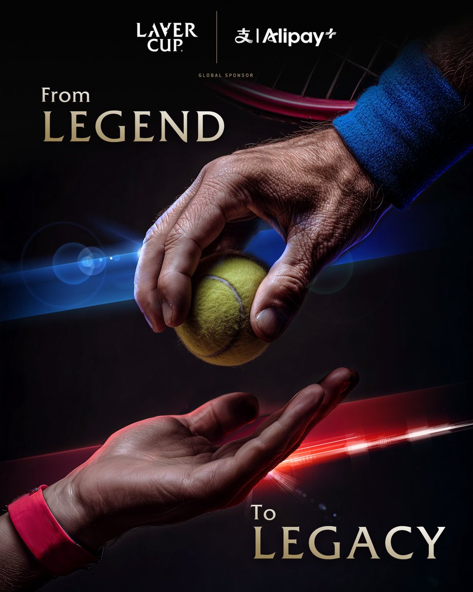 AlipayPlus's tweet image. Witness the greatest rivalry in tennis with us on September 19🧭

From the legends of yesterday to the legacy of tomorrow. The stage is set. 🔥

#AlipayPlus #LaverCup #LegendsMeetInnovation #AntInternational