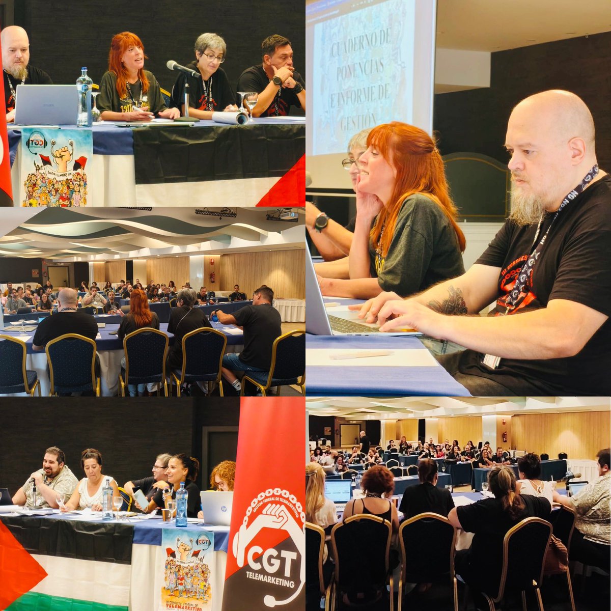Sector Federal de Telemarketing de la CGT (@cgttelem) on Twitter photo Primera jornada del plenario del III Congreso del <a href="/cgttelem/">Sector Federal de Telemarketing de la CGT</a> con la asistencia de secciones sindicales de las Territorios de Cantabria, Castilla la Mancha, Castilla y León, Galicia, Andalucía, Cataluña, Asturias, Aragón y Valencia. La lucha continúa Primera jornada del plenario del III Congreso del <a href="/cgttelem/">Sector Federal de Telemarketing de la CGT</a> con la asistencia de secciones sindicales de las Territorios de Cantabria, Castilla la Mancha, Castilla y León, Galicia, Andalucía, Cataluña, Asturias, Aragón y Valencia. La lucha continúa