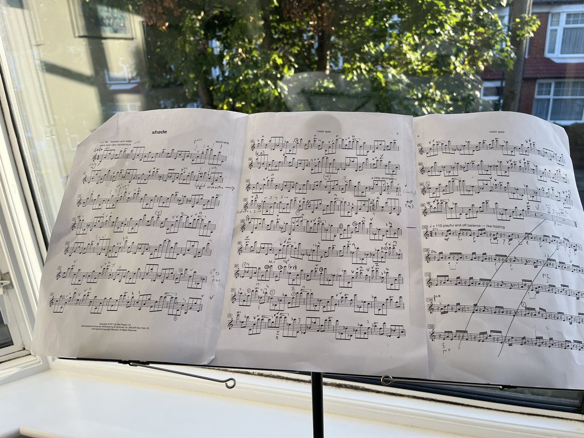 Delighted to be giving European premiere tomorrow of <a href="/davidlangmusic/">david lang</a> Triple Concerto Shade with <a href="/fideliotrio/">FidelioTrio</a> conductor <a href="/TDPKemp/">Thomas Kemp</a> <a href="/musicatmalling/">music@malling</a> festival