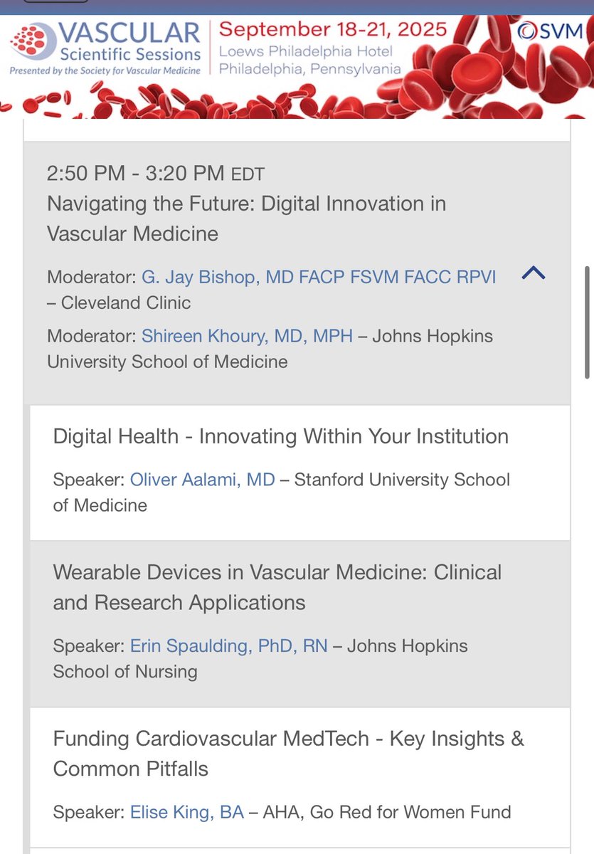 DrLouMDPhD's tweet image. On deck at #SVM #VSS2025 
- #digitalhealthcare in VM. Can’t wait!
@SVM_tweets