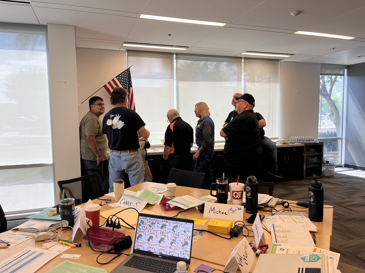AZ_CTE_CC's tweet image. Celebrating our 𝐢𝐧𝐜𝐫𝐞𝐝𝐢𝐛𝐥𝐞 𝐜𝐨𝐥𝐥𝐚𝐛𝐨𝐫𝐚𝐭𝐢𝐯𝐞 𝐂𝐓𝐄 𝐭𝐞𝐚𝐜𝐡𝐞𝐫 𝐭𝐞𝐚𝐦𝐬 at the Scope &amp;amp; Sequence Event! Their hard work, collaboration, and dedication are paving the way for high-quality CTE curriculum and instruction. #autotech #constructiontech #culinary