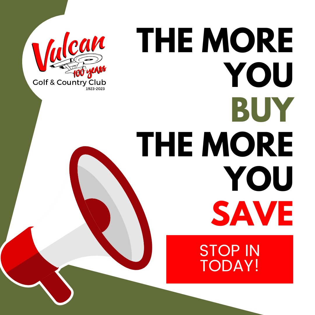 Time is running out to save!

Buy One Item Save 20%
Buy Two Items Save 30%
Buy Three Items Save 40%
(Excludes clubs, balls, and gloves)

Stock up, grab gifts (Christmas is around the corner) or grab something new for yourself!

#vulcan #vulcanalberta #golfalberta #albertagolf