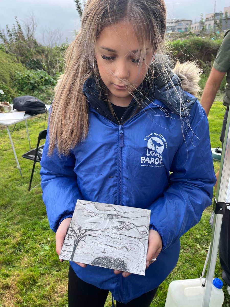 So proud of an inspirational artist on her superb and creative work! Everyone is having such a wonderful experience at St Ives and making the most of every experience!