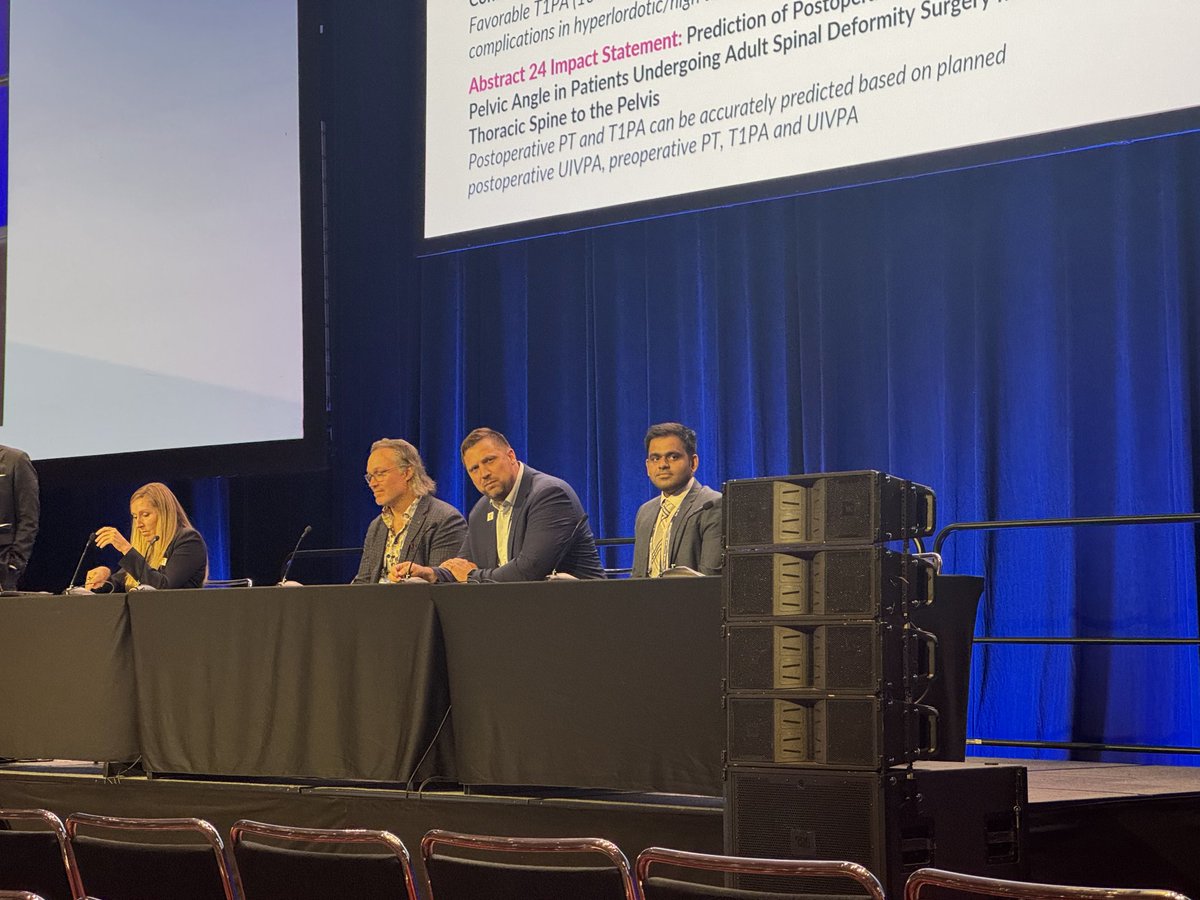 Grateful for the opportunity to present our work at the biggest stage <a href="/SRS_org/">Scoliosis Research Society</a>. Thank you for your amazing support and mentorship! <a href="/ScottZuck/">Scott Zuckerman, MD, MPH</a> <a href="/BFStephensMD/">Byron Stephens, MD, MSCI</a> @vumc_spine_lab