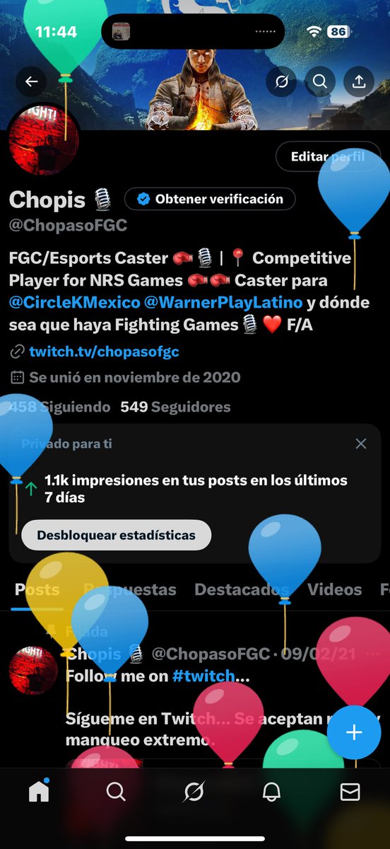 Hoy tocan 31 globos en este perfil 🥰