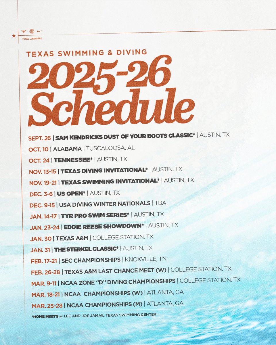 Texas Men's Swimming & Diving tweet media