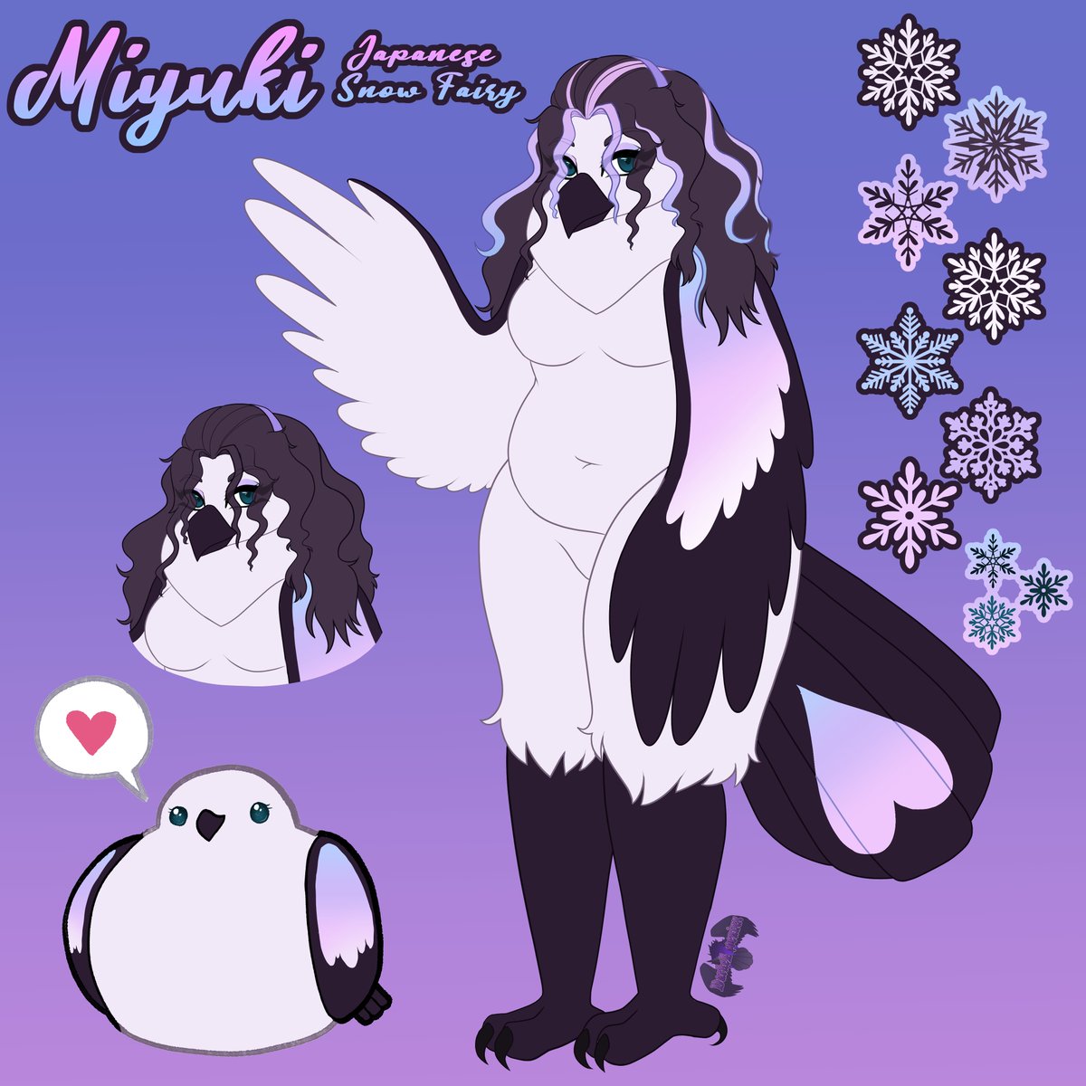 DarkePhoenixx's tweet photo. #VGenComm Got to make this super cute birb for @BriarQuartz ! Had an absolute blast on designing her. #oc #birdcharacter #furry #art #furryart #furryartist https://t.co/2fcKFrFhPa