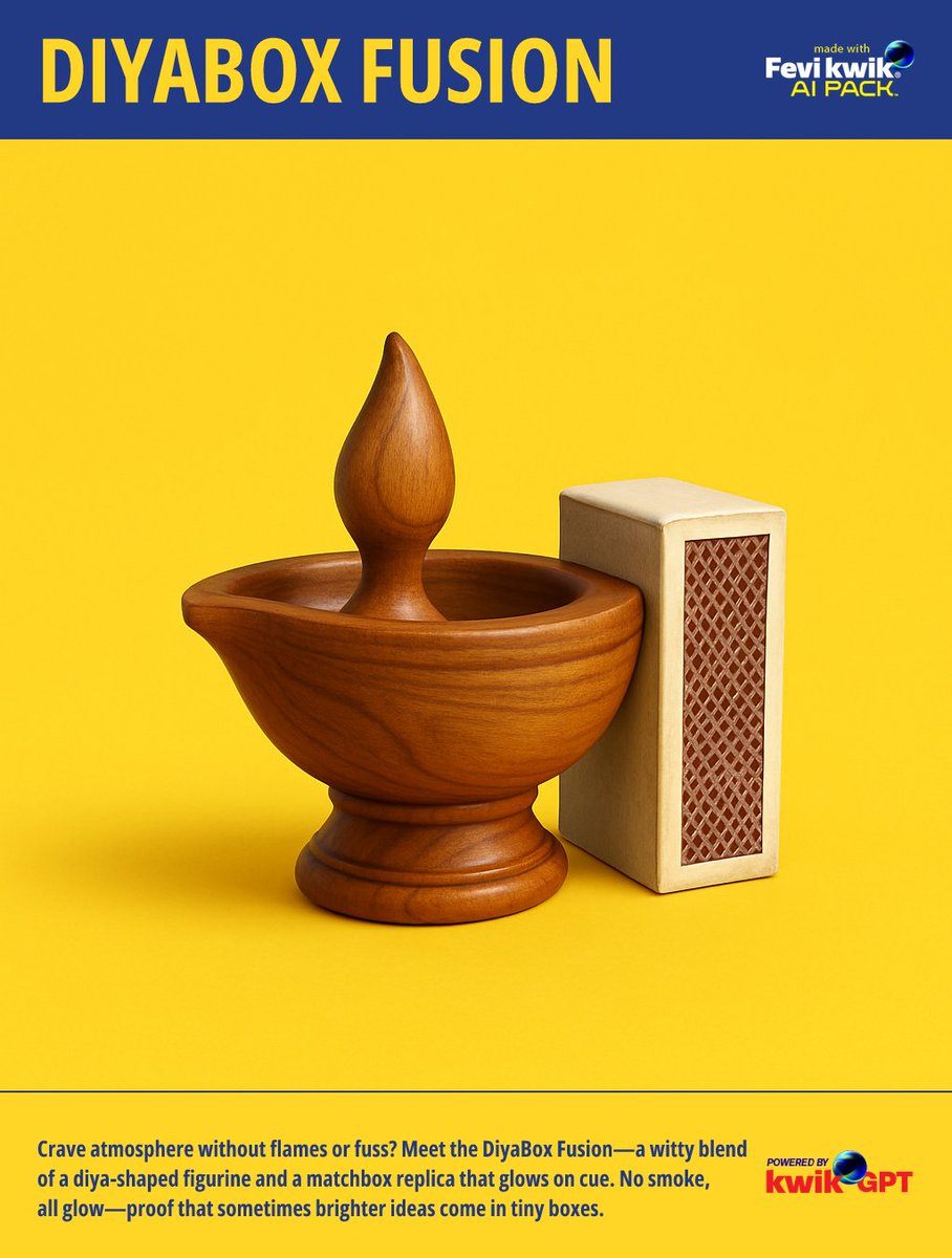 Here perfect match in this festival season introduce you #DIYABOX #FUSION 
no need find match box together forever
#FevikwikAIPack <a href="/Fevikwik_tweets/">Fevikwik</a>  #ChutkiMeinKalakaari  #ChutkiMeinChipkaye