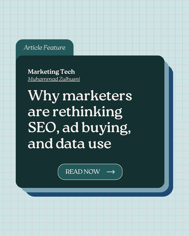 In a new article from Marketing Tech News, Muhammad Sulhusni looks at how marketers are keeping up in the ever evolving world of targeting.

Read the full article here: marketingtechnews.net/news/why-marke…