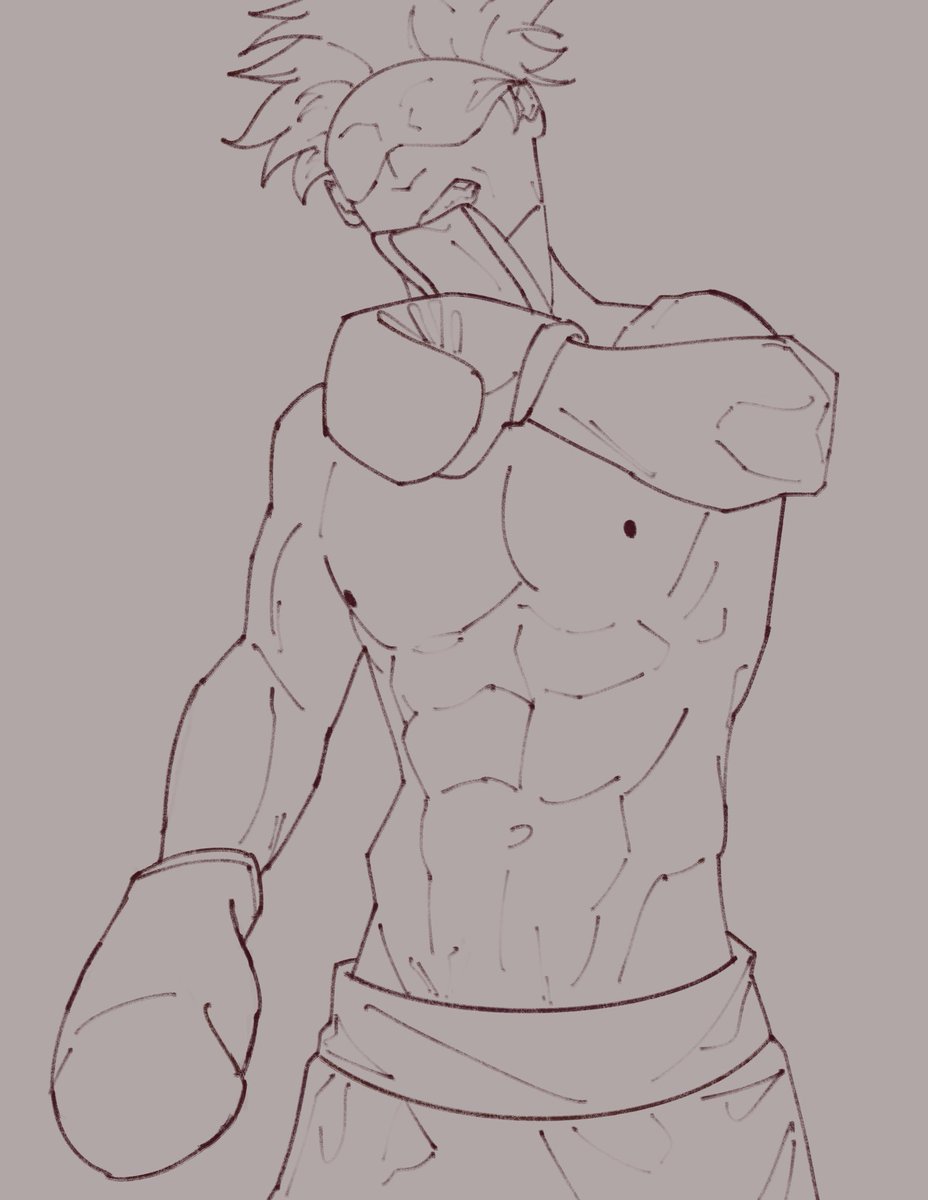 forlornights's tweet photo. still alive and um a little wip 😋

#gojo #gojosaturo #jjk #JujutsuKaisen #artmoots https://t.co/zI3LDhHbza