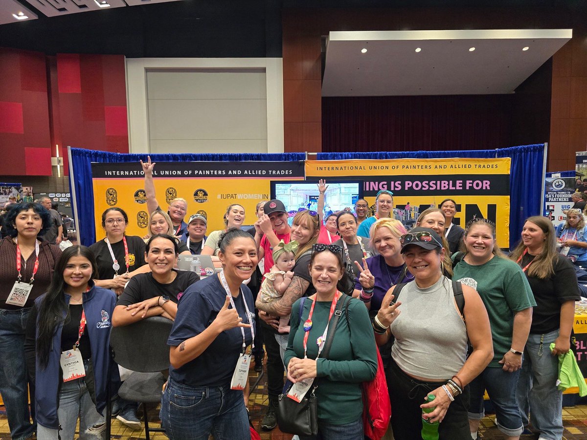 Nearly 400 IUPAT tradeswomen are heading to Chicago for Tradeswomen Build Nations 2025! 

We’re so excited to convene with thousands of women in the trades to learn, build, and connect with one another. See you there!