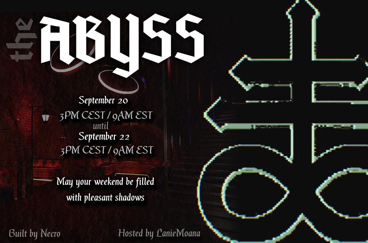 laniemoana610's tweet image. Embrace your darkness within the Abyss.  

📍The @Abyss_3DXChat built by #Necro. #Abyss #3dxchat #VirtualPhotography