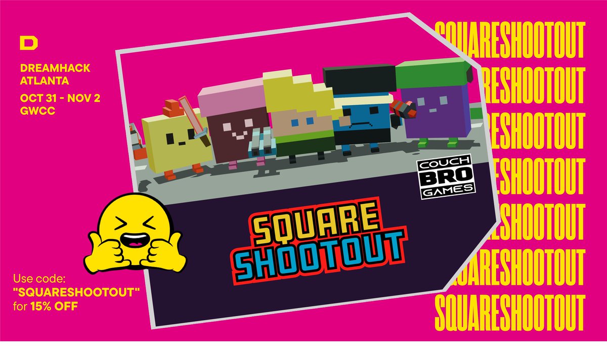 Here we go! <a href="/DreamHack/">DreamHack</a> Atlanta 2025 dreamhack.com/atlanta/ #indiegame #videogames