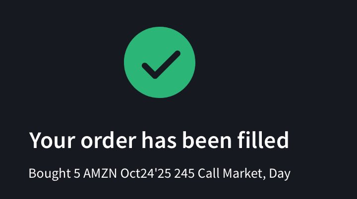$AMZN $SPY $QQQ

$AMZN i just bought the October 24th $245 calls

Not financial advice!!!