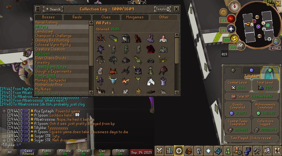 65th pet. Time to retire till next pet.
