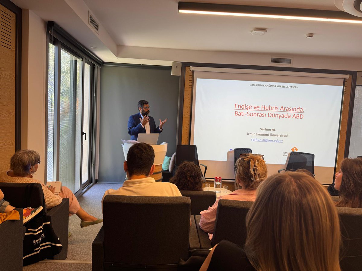 Umut Can Adısönmez (@adisonmezuc) on Twitter photo Thoroughly enjoyed discussing the future of world politics and our 'age of anxiety' alongside <a href="/SenemAydnDzgit/">Senem Aydın-Düzgit</a> and <a href="/SerhunAl/">Serhun AL</a> today! Special thanks go to <a href="/bayetav/">Bir Arada Yaşarız Eğitim ve Toplumsal Araşt. Vakfı</a> for facilitating this interesting event. Thoroughly enjoyed discussing the future of world politics and our 'age of anxiety' alongside <a href="/SenemAydnDzgit/">Senem Aydın-Düzgit</a> and <a href="/SerhunAl/">Serhun AL</a> today! Special thanks go to <a href="/bayetav/">Bir Arada Yaşarız Eğitim ve Toplumsal Araşt. Vakfı</a> for facilitating this interesting event.
