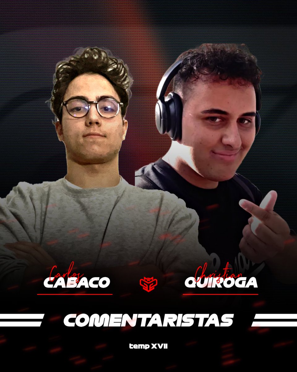 🎙️🔴 ¡COMENTARISTAS MGP2!

🔥 Una nueva temporada de ilusiones también en la categoría de plata. Dos voces de lujo para cerrar los sábados de MGP.

🫂 <a href="/vft_rapidy/">Carlos Cabaco</a> volverá a estar al frente de la retransmisión junto a <a href="/Eskiirthe66/">Eskiir🎙</a>