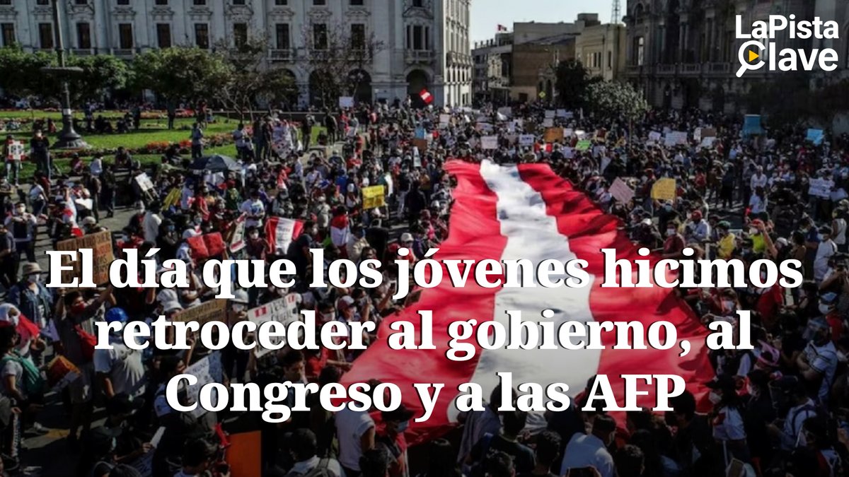El día que los jóvenes hicimos retroceder al gobierno, al Congreso y a las AFP.
Carta abierta a los jóvenes menores de 40 años, millenials, generación X, Z y futuras generaciones.

Lee la columna de Sonia Suyón aquí: lapistaclave.com/jovenes-a-marc…

Visita nuesta web: