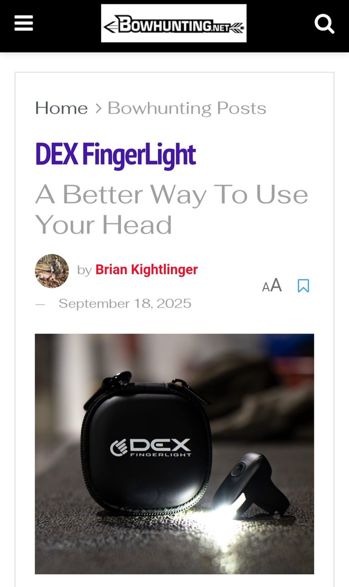 DEX FingerLight® tweet media