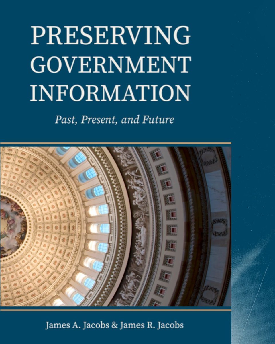 internetarchive's tweet image. When government records disappear, who protects our history?
James Jacobs, Jim Jacobs, & Shari Laster explain how librarians, archivists, & advocates fight to keep our history & democracy accessible in the latest Future Knowledge #podcast, PRESERVING GOVERNMENT INFORMATION.
🎧…