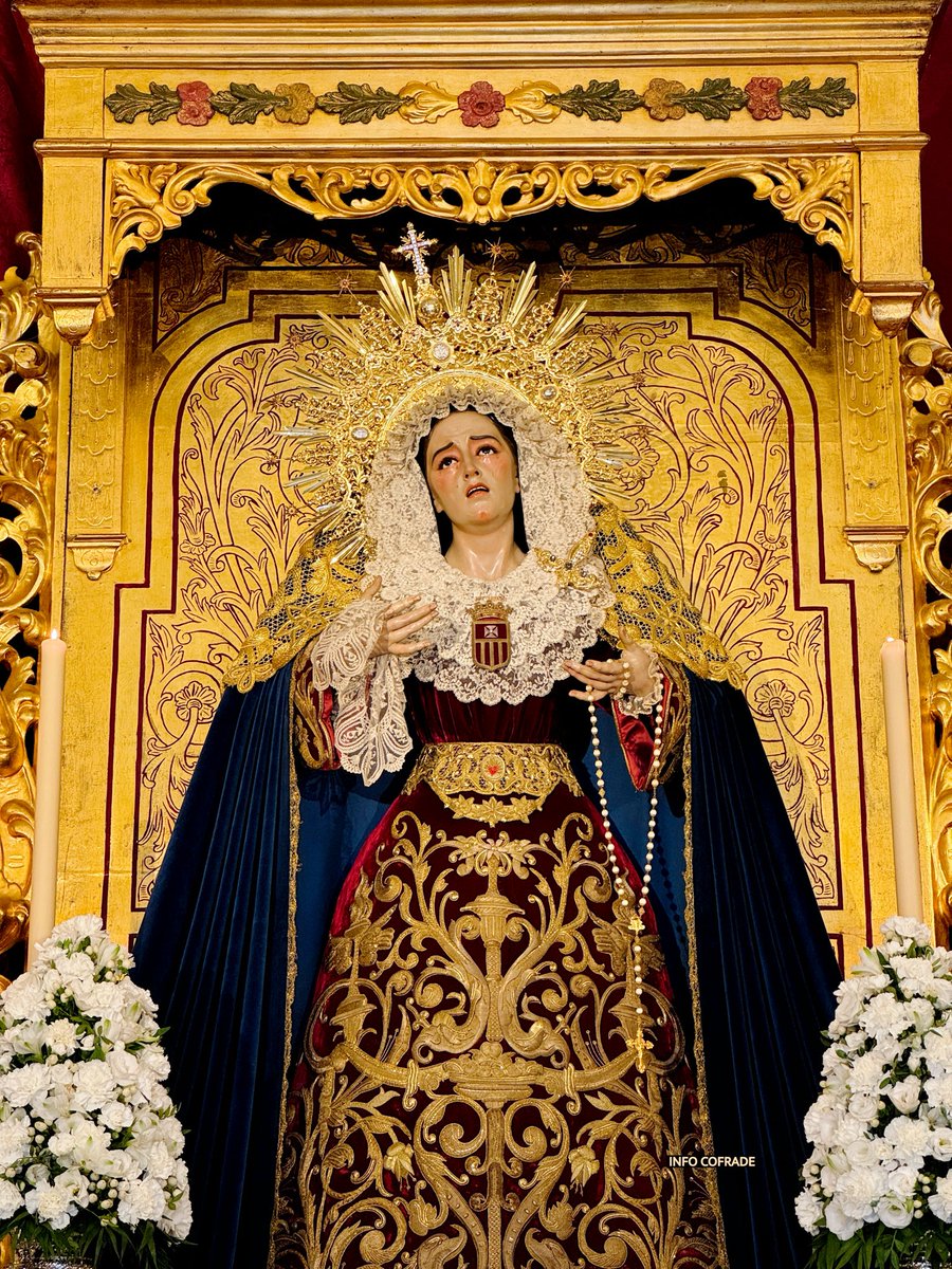 info_cofrade's tweet image. ⚫️⚪️ 𝐂𝐔𝐋𝐓𝐎𝐒. Solemne triduo a María Santísima de Dolores y Misericordia de la Hermandad de Jesús Despojado. @Jesus_Despojado 
#JesúsDespojado #DoloresyMisericordia #DeMolviedro
