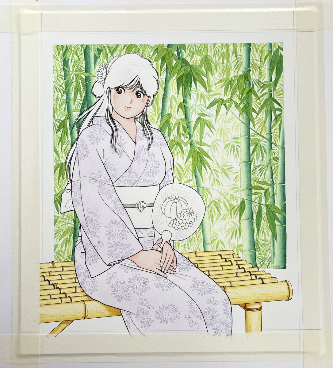 最後まで画題をどうしようか
ずっと悩んでいましたが…

完成と同時に『かぐや』に決定🎃‼️ 