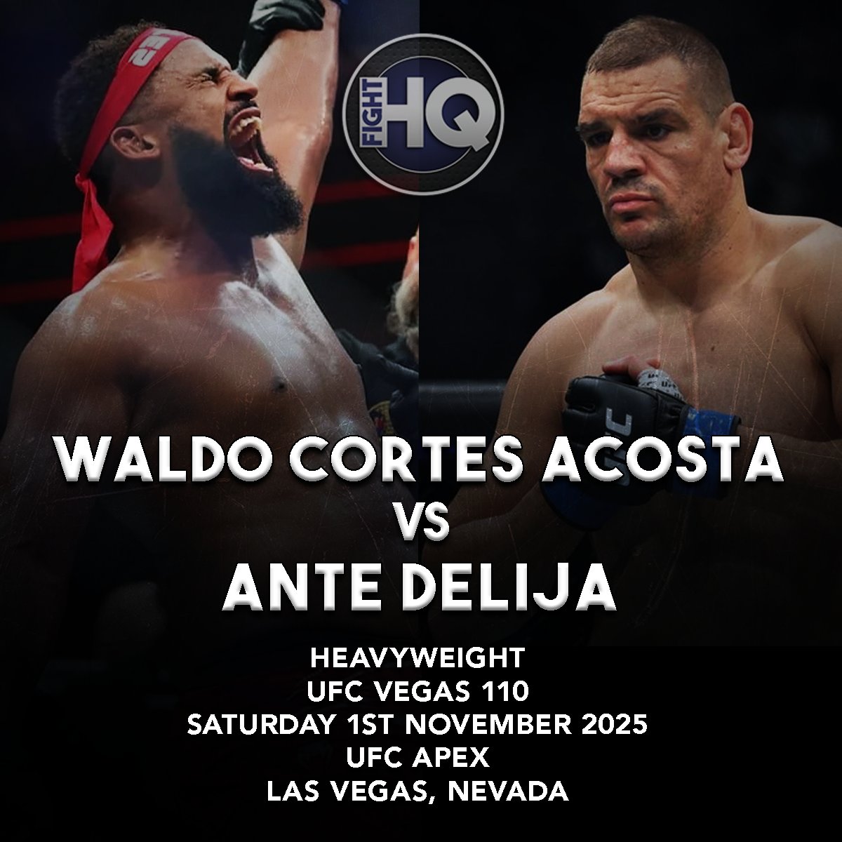A heavyweight showdown between <a href="/WaldoCortesUFC/">Waldo Cortes</a> 🇩🇴 and Ante Delija 🇭🇷 is reportedly set for November 1st's #UFCVegas110 (per <a href="/ClubDeLasMMA/">MMA Latinoamérica</a>)

#MMATwitter