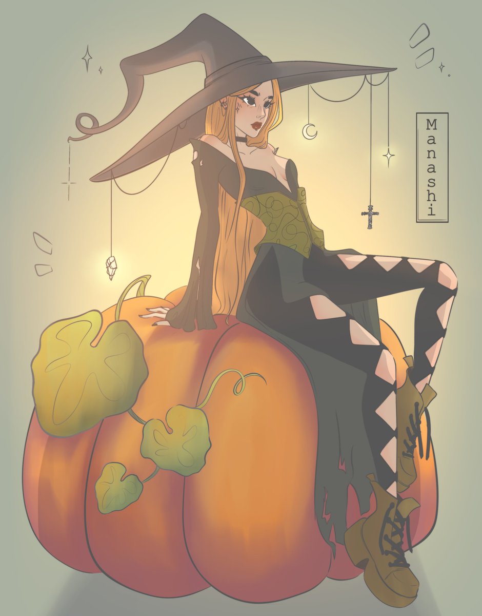 Spooky season is coming 🎃✨️
Hello #artmoots 🌙🍂