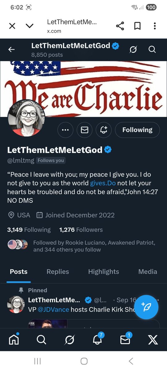 Here's a great   account that FB ,engages and supports others 

<a href="/lmltmg/">LetThemLetMeLetGod</a> 
F&amp;R💪🫶👊💥💯🇺🇸