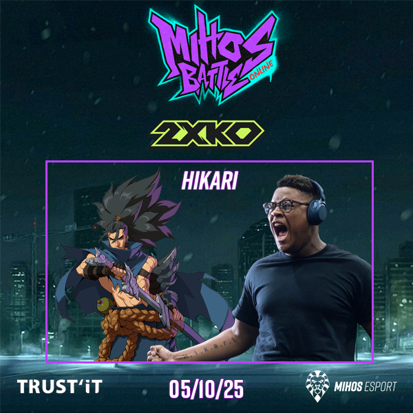 MihosEsport's tweet photo. 🥊 HERE COMES A NEW CHALLENGER !🥊
2 nouveaux joueurs rejoignent le MihosBattle Online !
🇺🇸 @HikariNYC et 🇬🇧 @MysticSmash !
🎮2XKO
💰500€
📅5 Octobre 2025
📺ttv/mihosesport
#MIHWIN #TrustIt #MIHBONLINE https://t.co/BwliXJ4usj