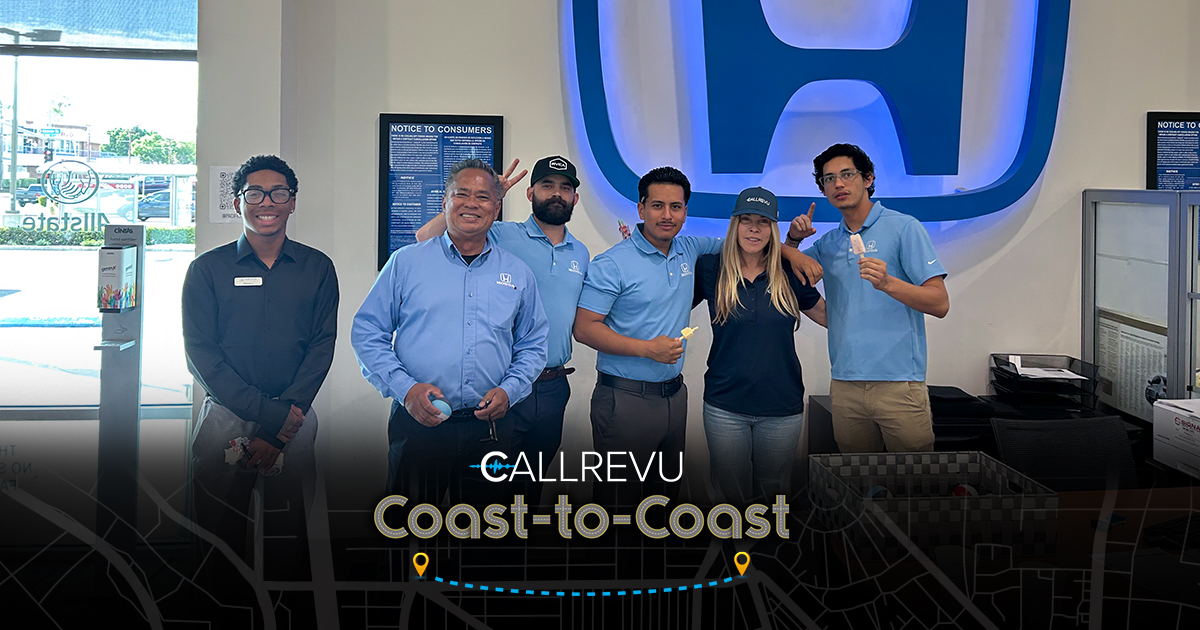 CallRevu's tweet photo. Coast to Coast rolled through California this week with good conversations, great dealership teams, and yes, ice cream🍦

Always a win connecting in person and hearing what’s really happening on the ground!

#CallRevu #CoastToCoast #Dealership #Automotive #Auto https://t.co/xei2JTQIau