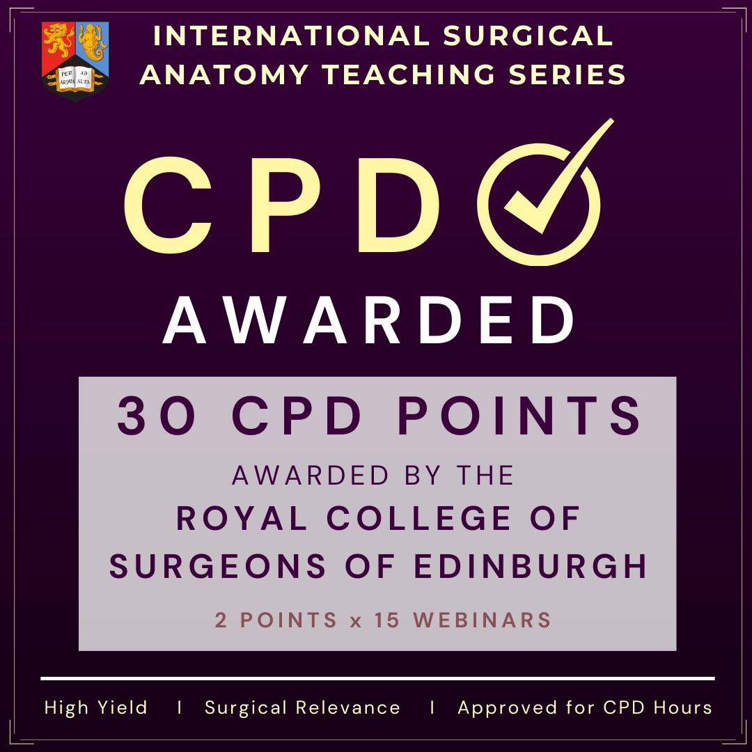 📢 ISATS 2025/26 is here! International Surgical Anatomy Teaching Series 

We’re back with another year of high-yield surgical anatomy and we’re growing! 💫 With new sponsors, enhanced content, and a truly worldwide reach, ISATS connects aspiring surgeons to expert-led learning!